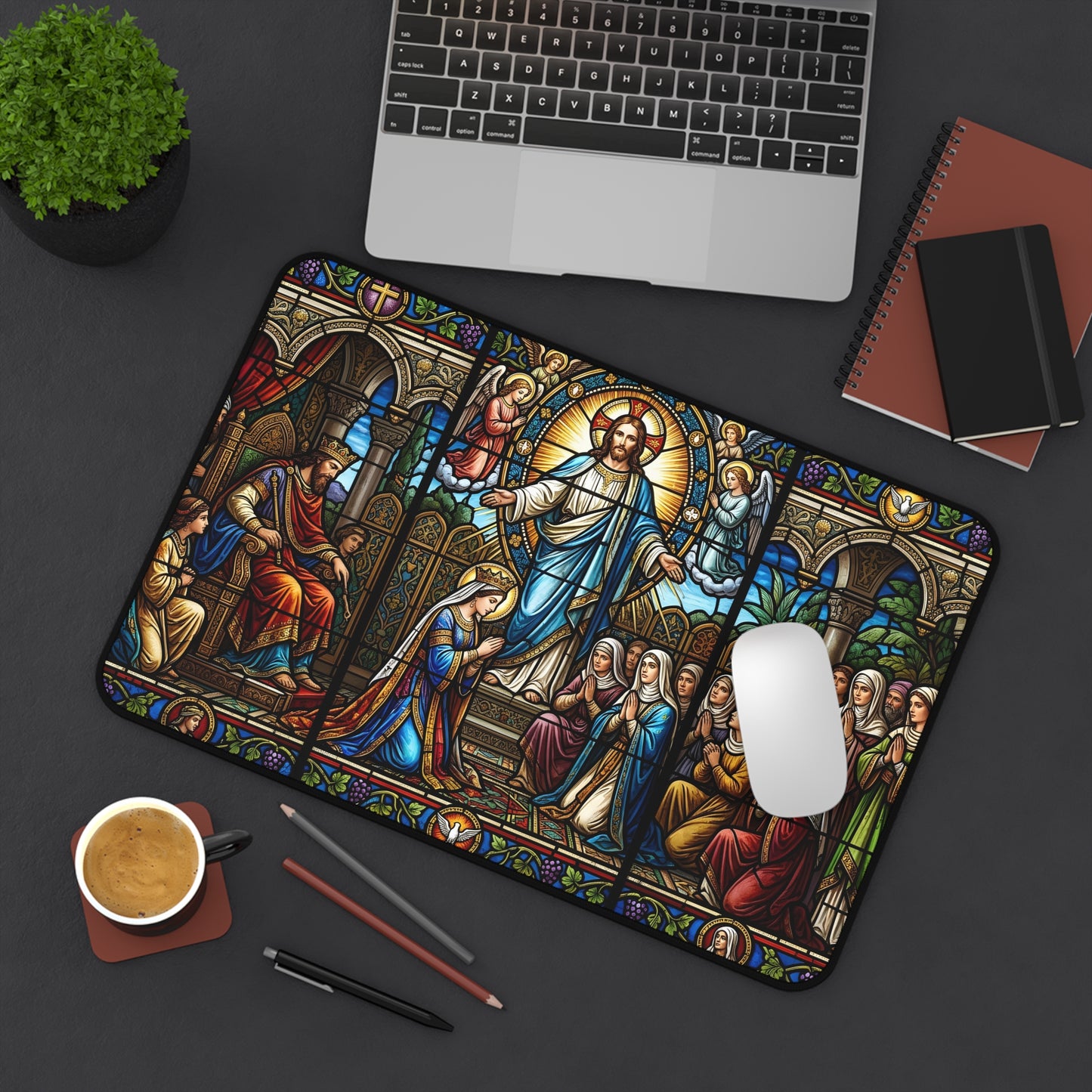 “For Such a Time As This - Esther Before King Ahasuerus” - Desk Mat