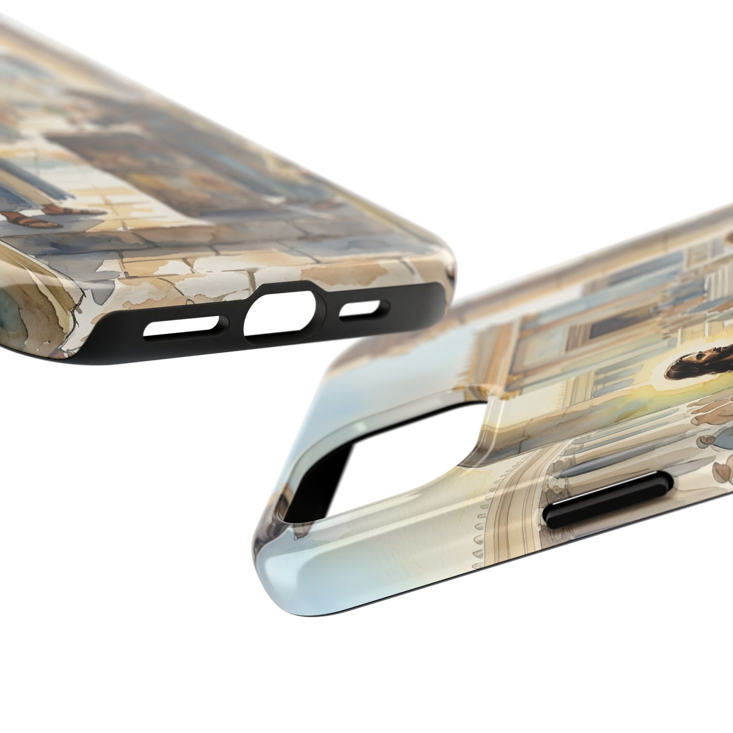 “Her Offering - The Widow's Mite at the Temple” - Phone Case