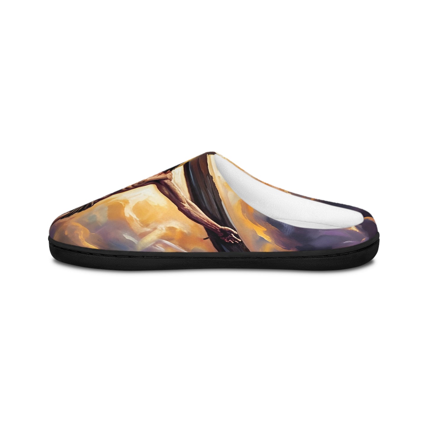 “It Is Finished - The Crucifixion at Calvary” - Indoor Slippers