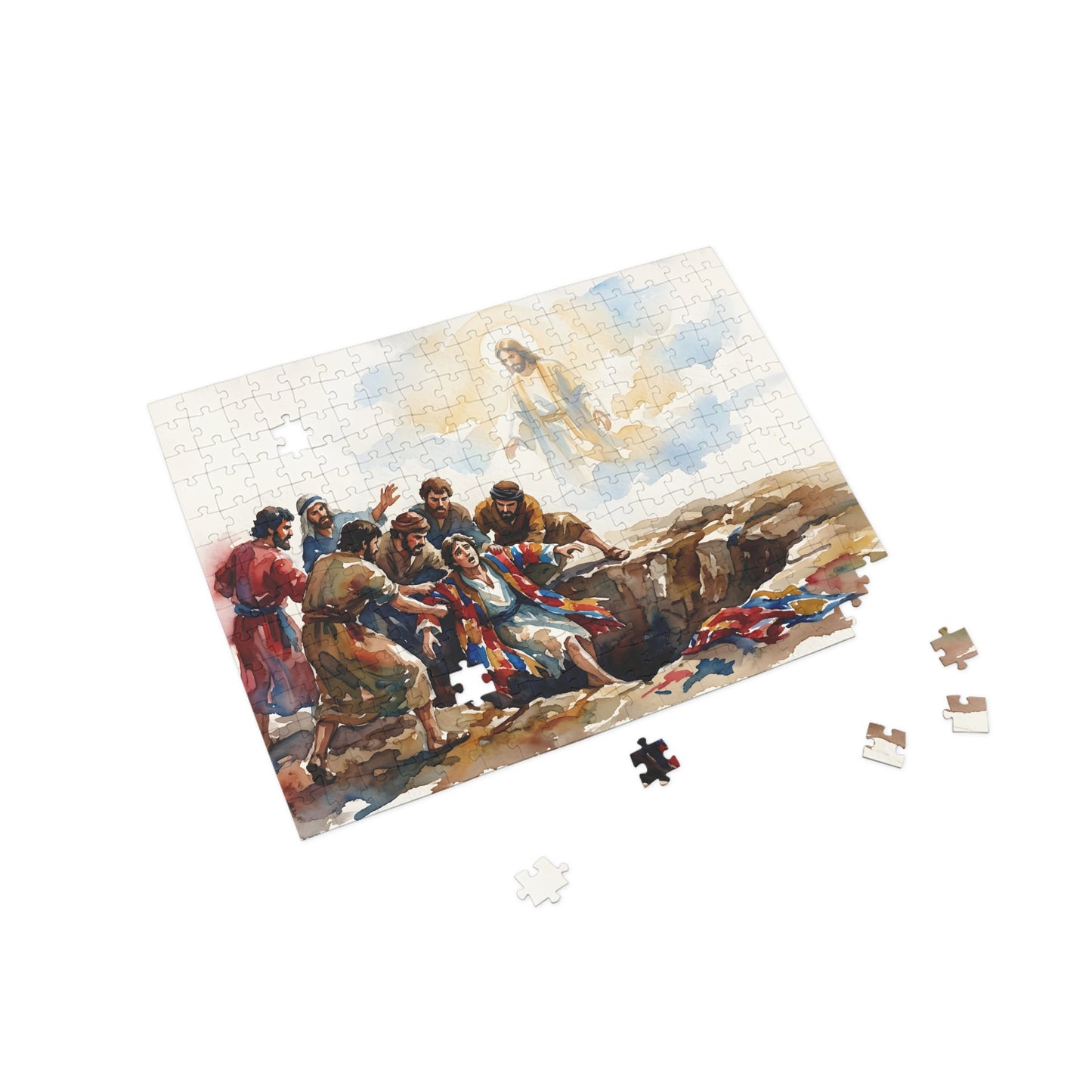 “Betrayal and Providence - Joseph in the Pit” - Jigsaw Puzzle
