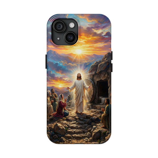“He Is Risen - The Empty Tomb at Dawn” - Phone Case