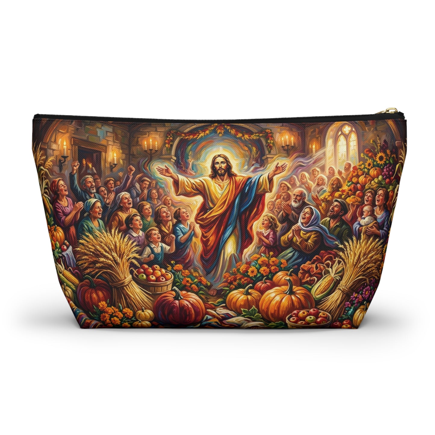 “Bountiful Blessings - A Harvest of Thanksgiving” - Accessory Pouch