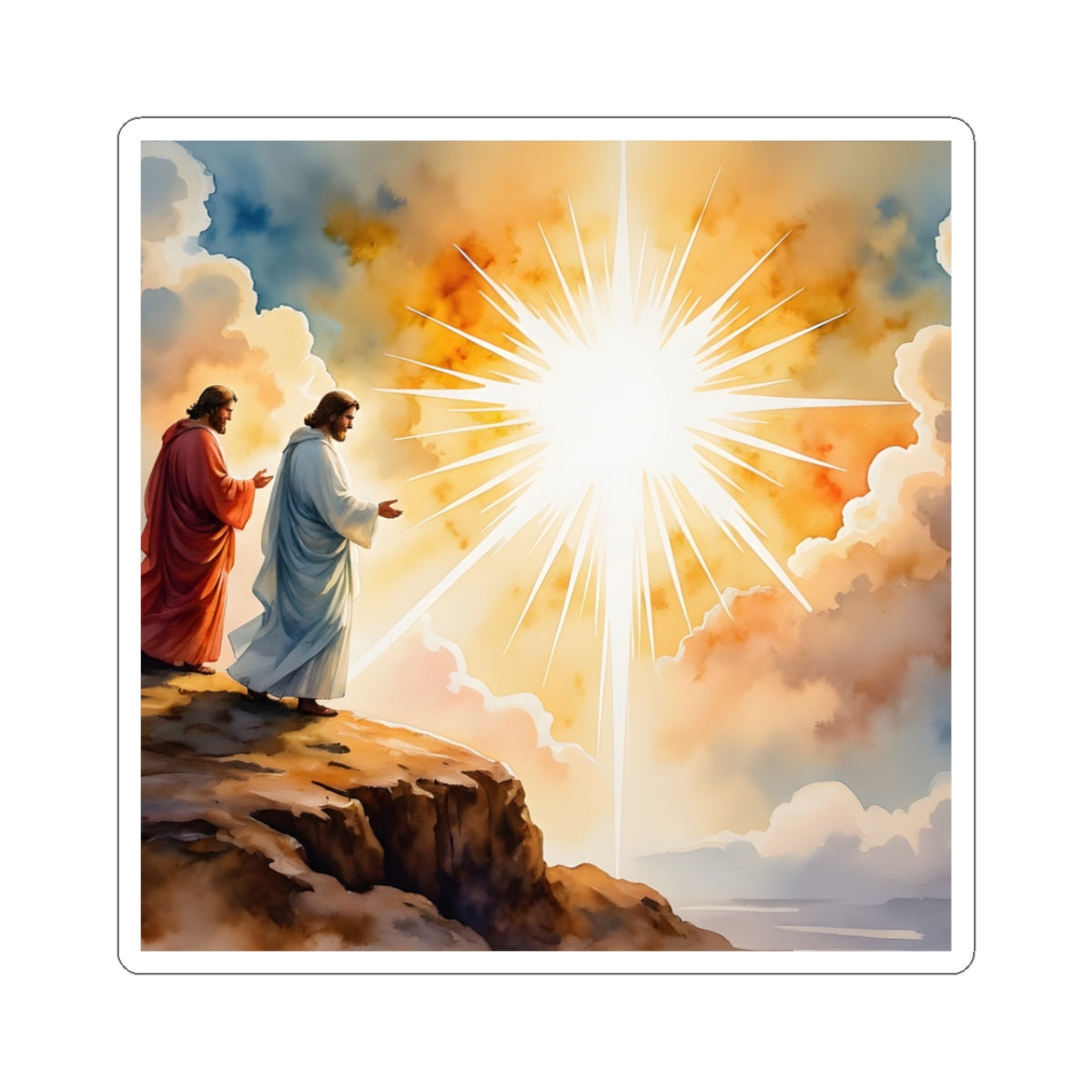 “Behold His Glory - The Transfiguration of Jesus” - Sticker