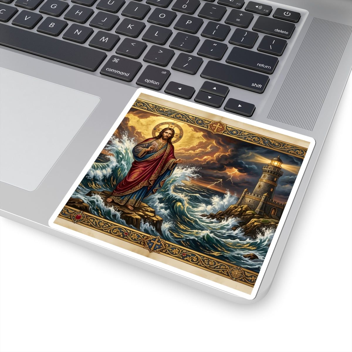 “Steadfast Hope - Lighthouse in the Storm” - Sticker