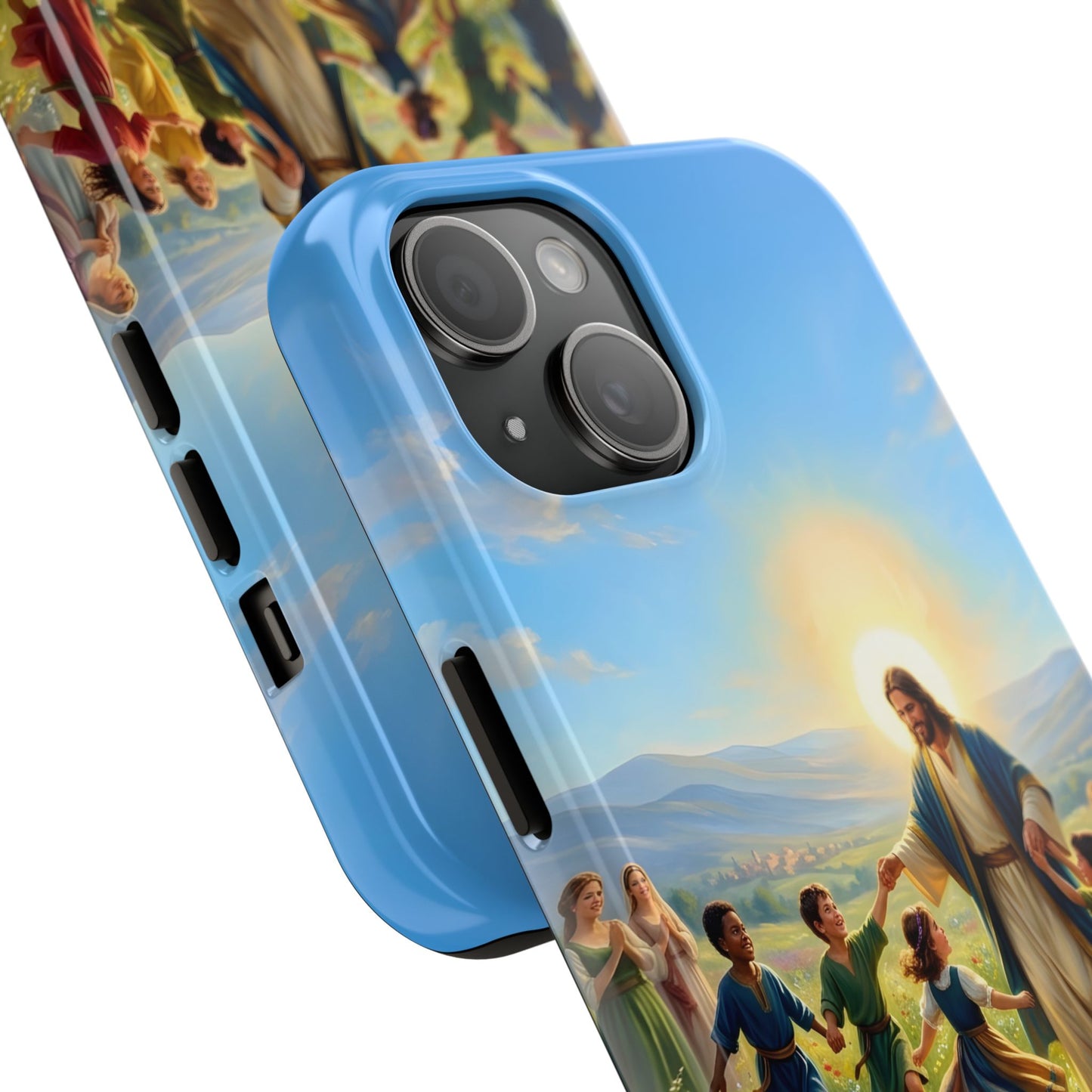 “Joy Overflowing - Children Dancing in the Meadow” - Phone Case