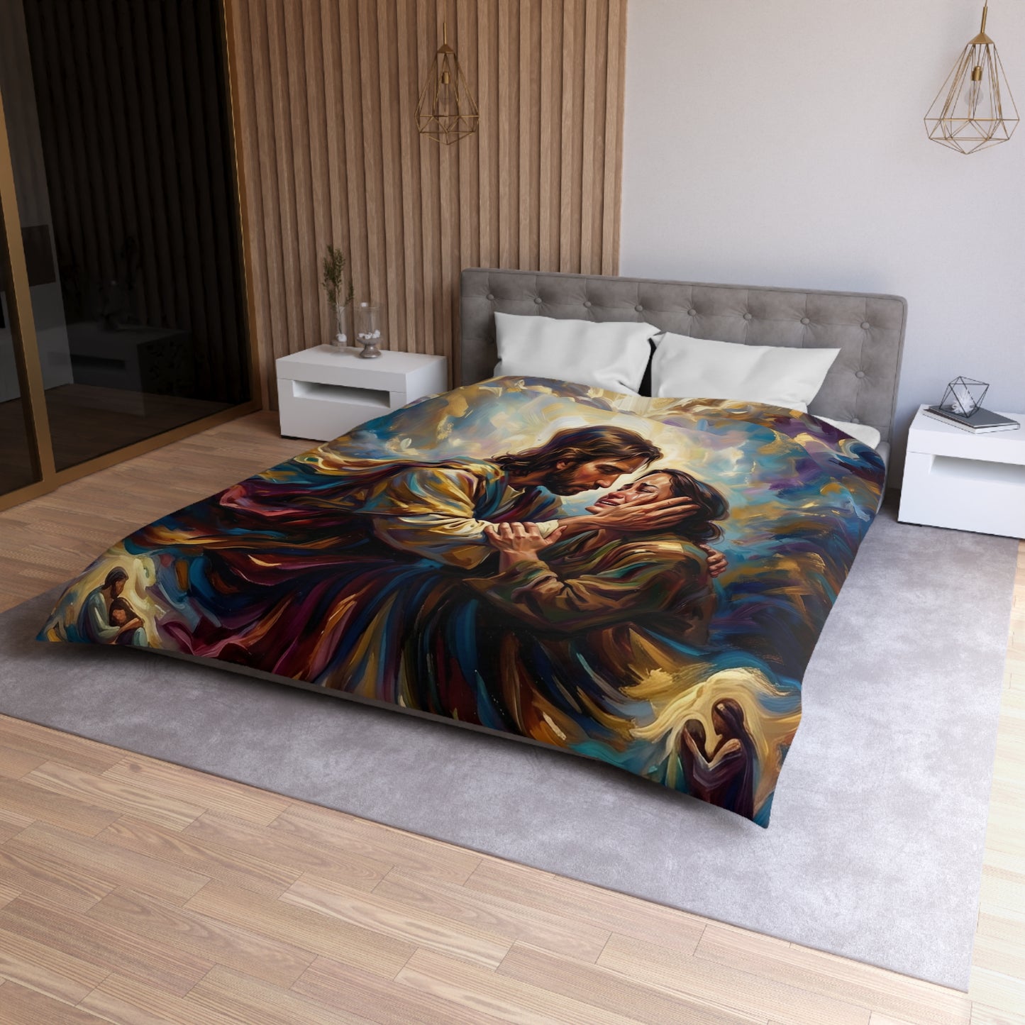 “No More Tears - God's Eternal Comfort” - Duvet Cover