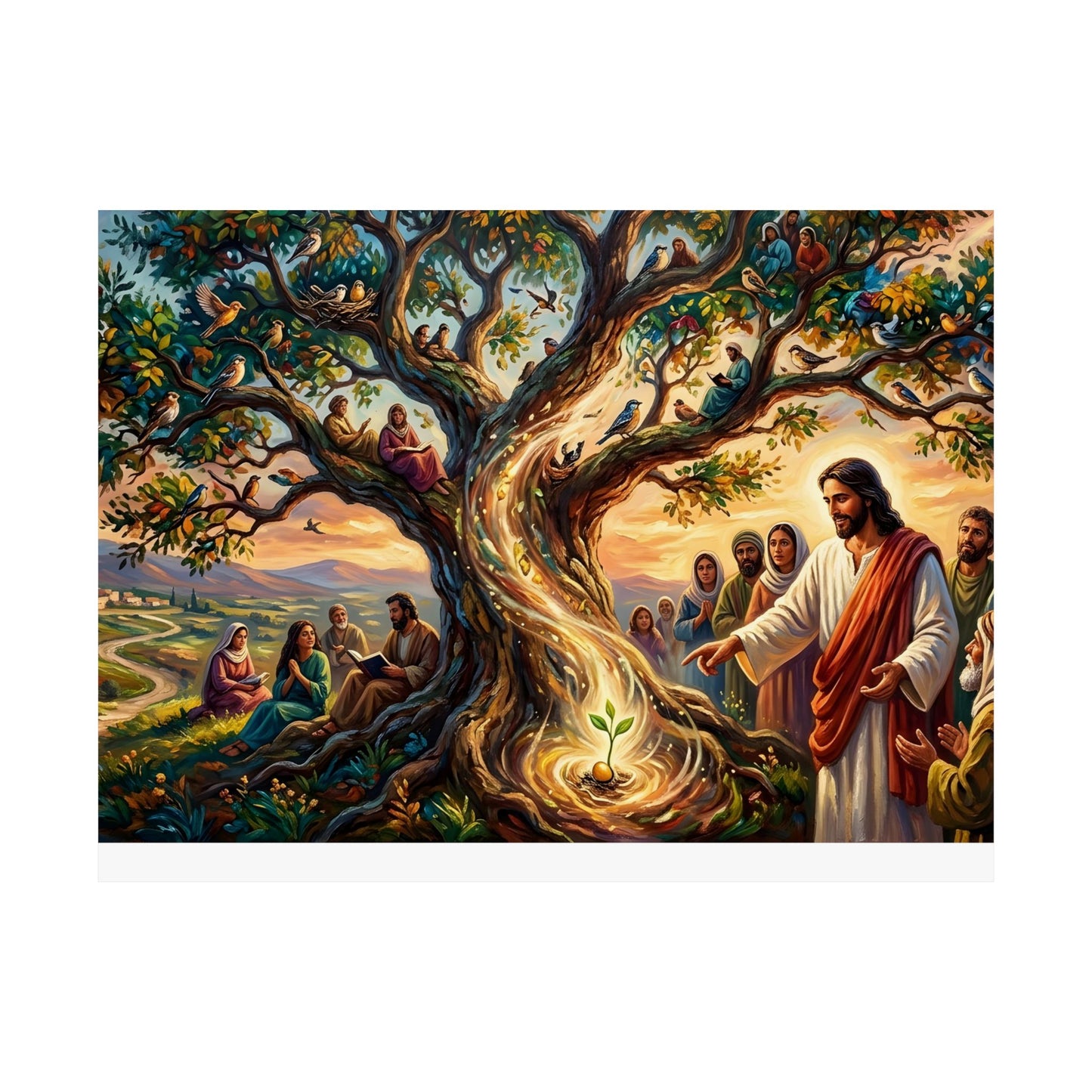 “Mighty Tree - The Kingdom Grows from a Mustard Seed” - Poster