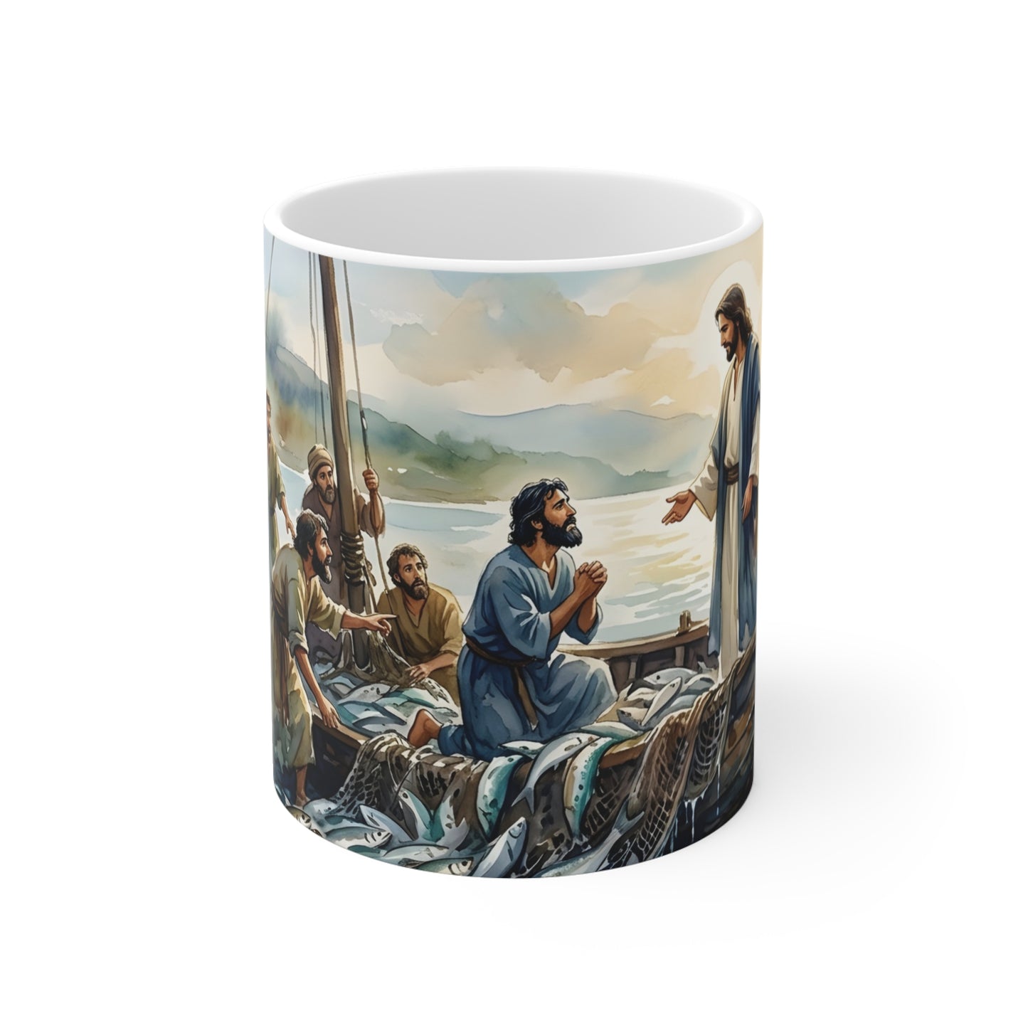 “Cast Your Nets - The Miraculous Catch” - Coffee Mug